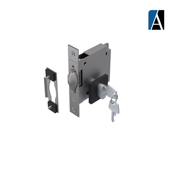 9700523 FECHADURA UDINESE GIRO 340A SQUARE COM ROLETE PTO